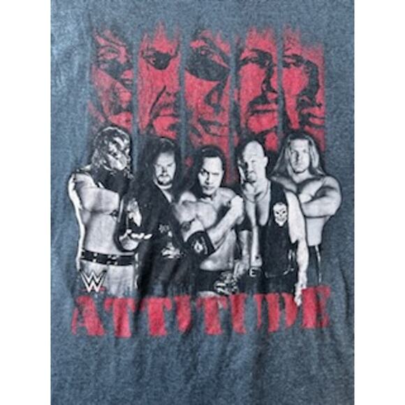 Vintage WWE "Attitude" Era Tee - The Rock, Austin & More - 1998-2001 - Picture 2 of 5